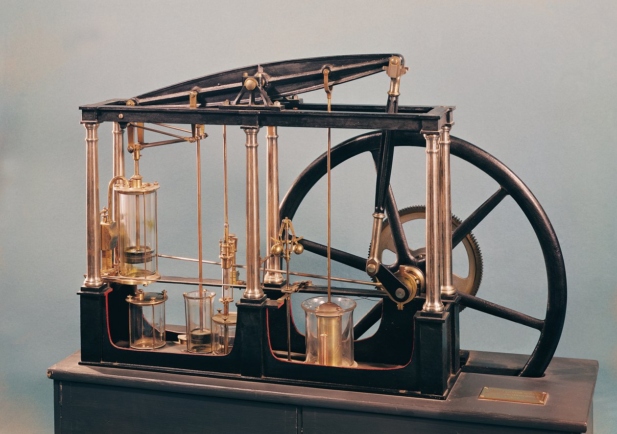 Reconstrucción de la máquina de vapor de James Watt, 1781 de James Watt