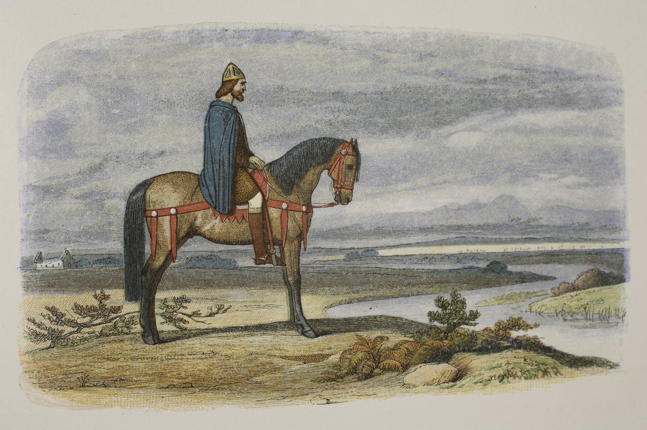 El rey Alfredo planea la captura de la flota danesa, 892 d.C., de 