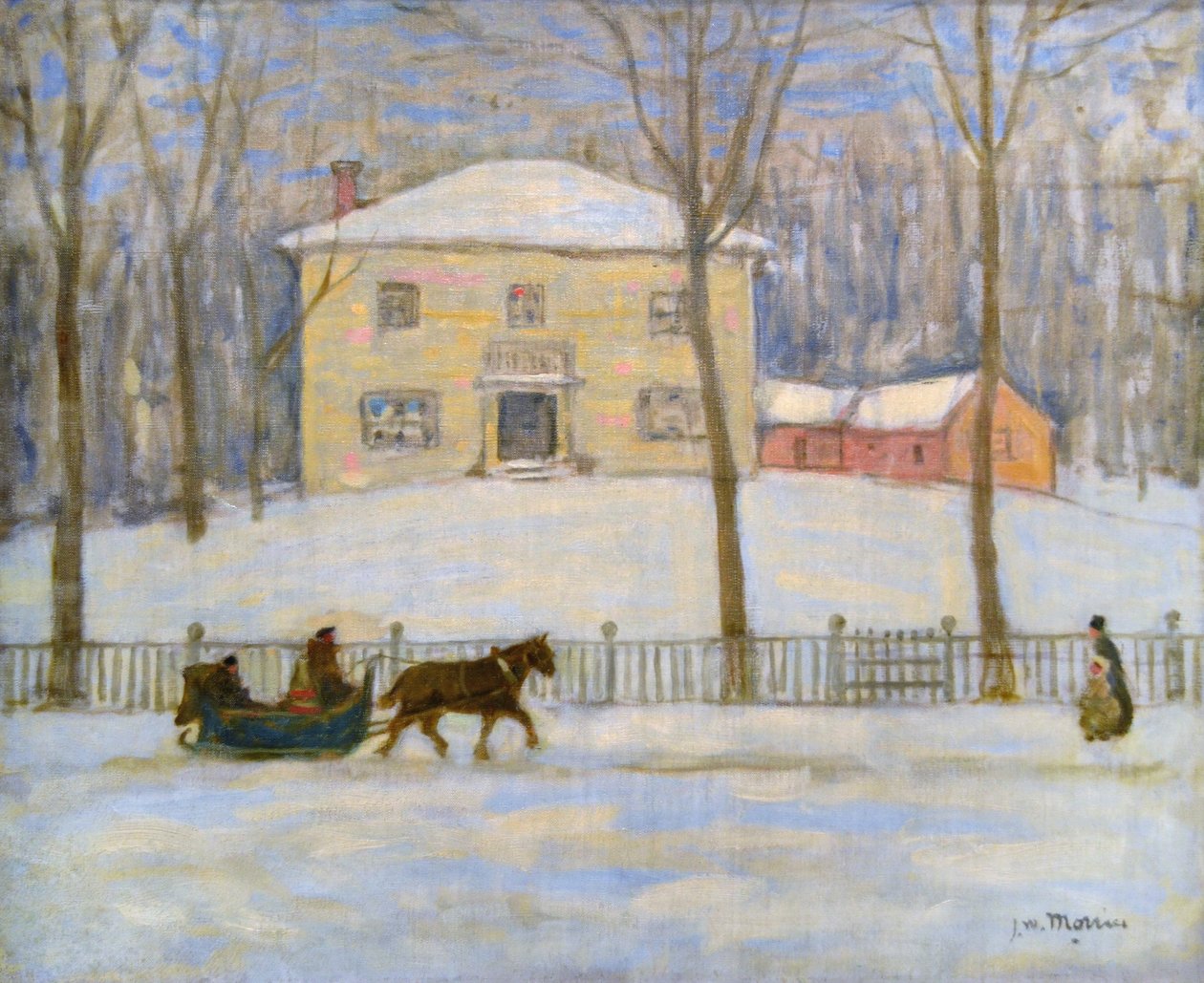 La vieja casa Holton en Montreal de James Wilson Morrice