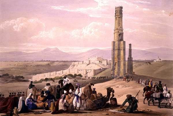 La Fortaleza y Ciudadela de Ghunzee y Los Dos Minaretes, de 
