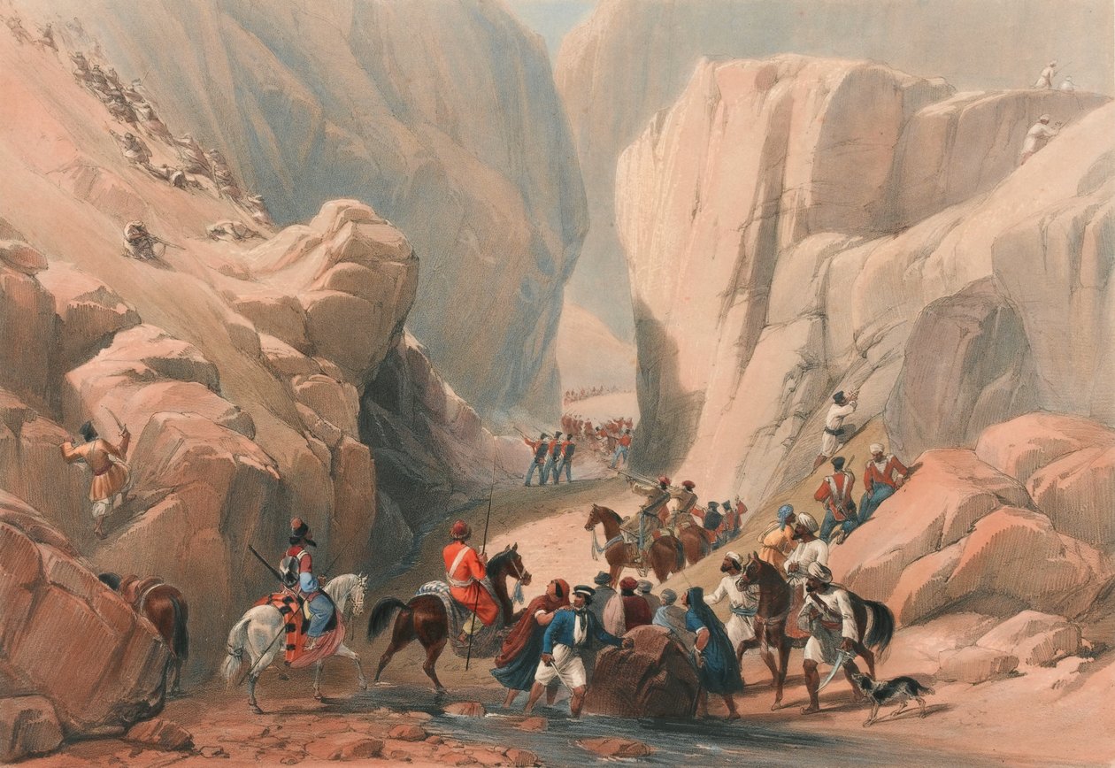 La Apertura en el Paso Estrecho sobre el Siri Bolan de James (after) Atkinson