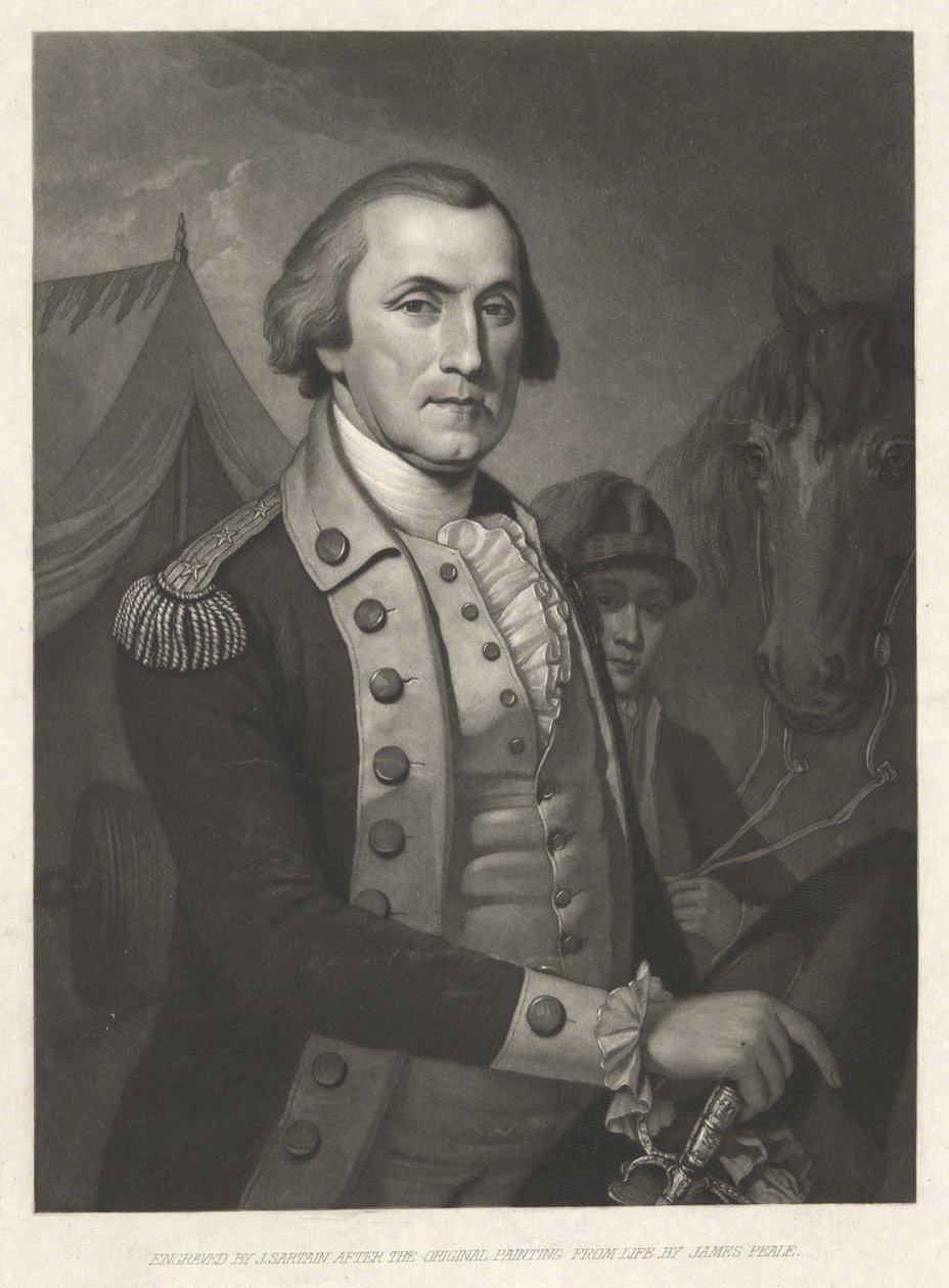 George Washington, pub. 1850 de James (after) Peale