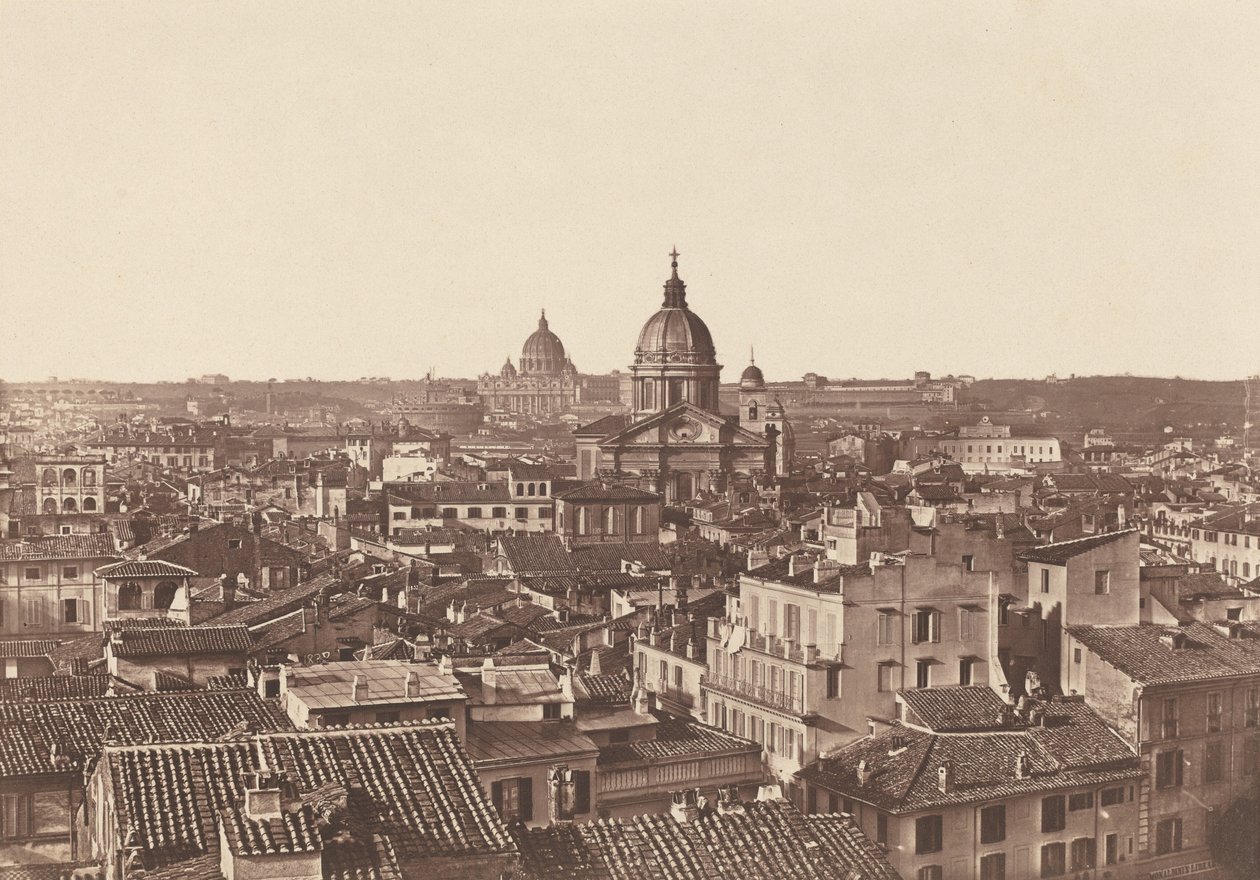Vista de Roma,c. 1855 (foto) de James (attr.to) Anderson