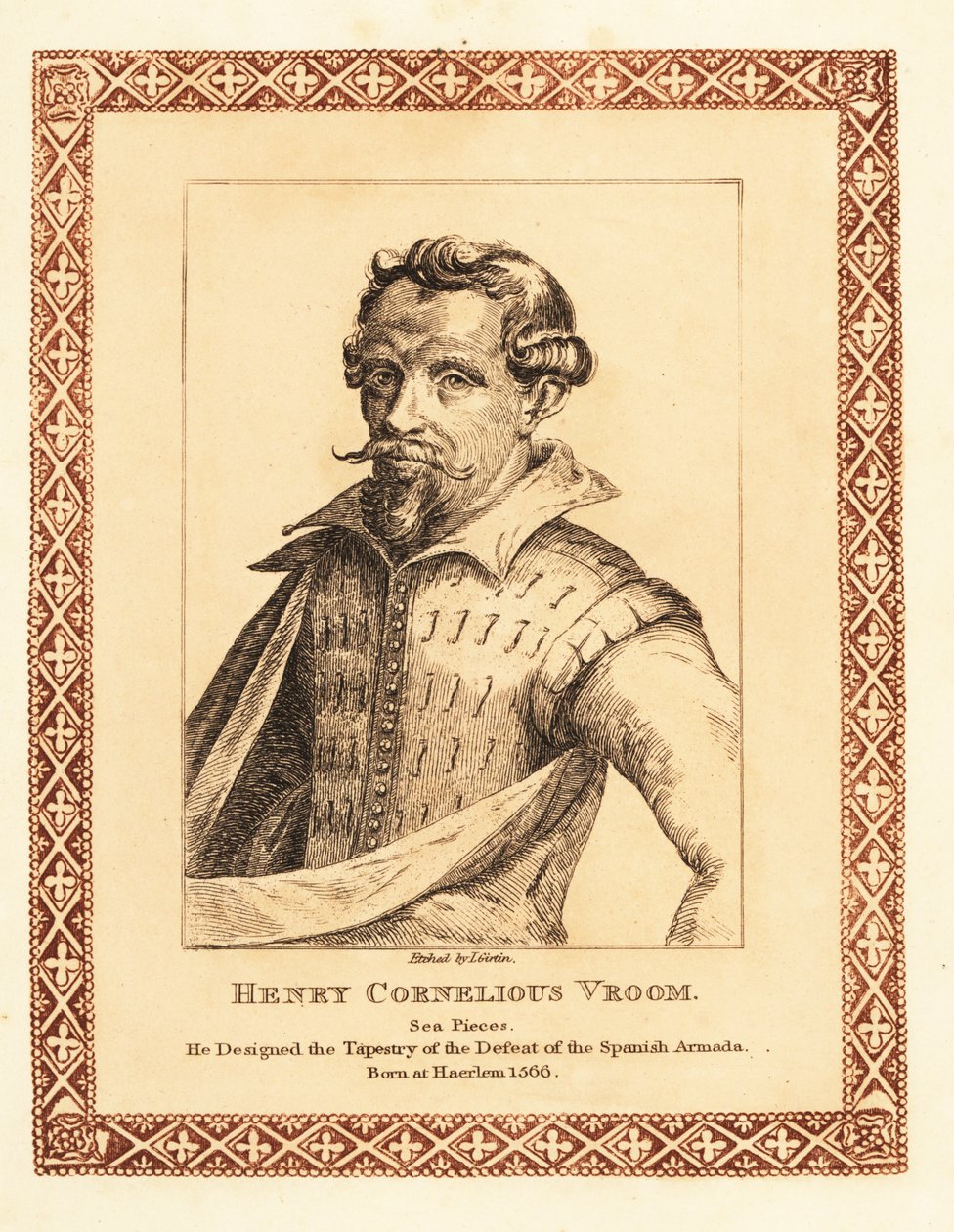 Hendrik Cornelisz Vroom, pintor marino holandés del Siglo de Oro.1817 (grabado) de James (c.1780 after 1820) Girtin