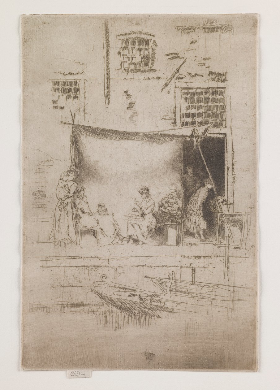 el puesto de frutas de James Abbott McNeill Whistler