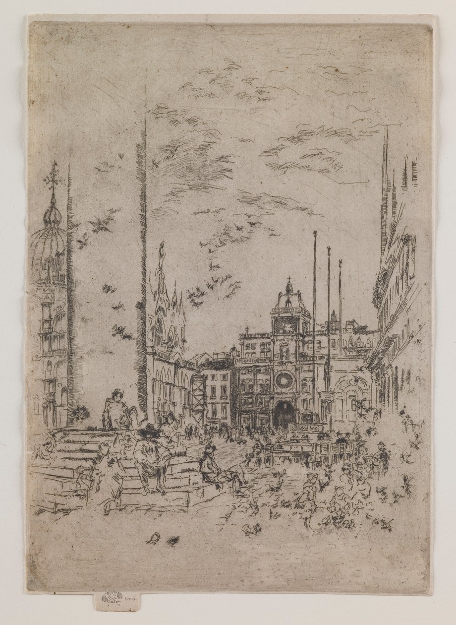 la piazzeta de James Abbott McNeill Whistler