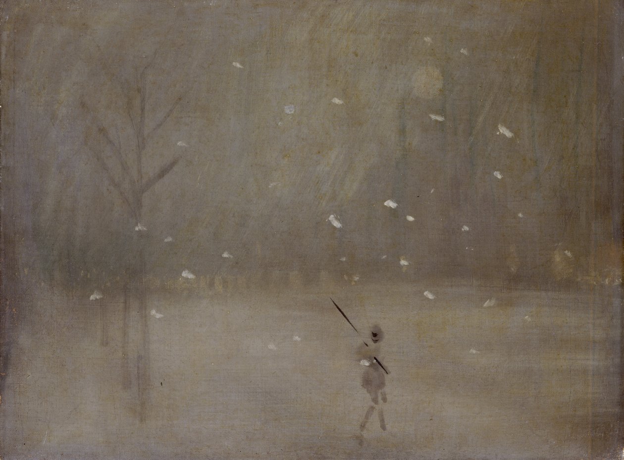 Tormenta de nieve (óleo sobre lienzo) de James Abbott McNeill (after) Whistler