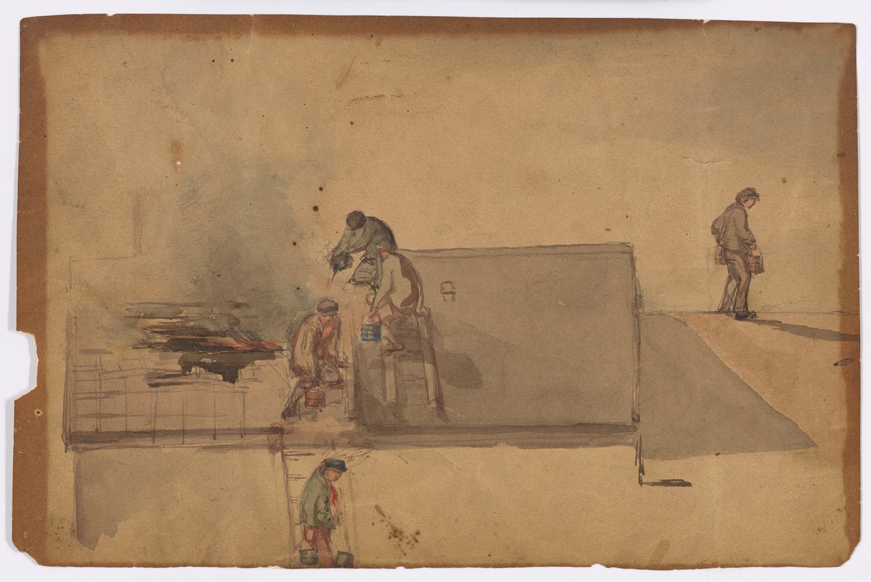 Un Incendio en Pomfret, 1849 de James Abbott McNeill Whistler