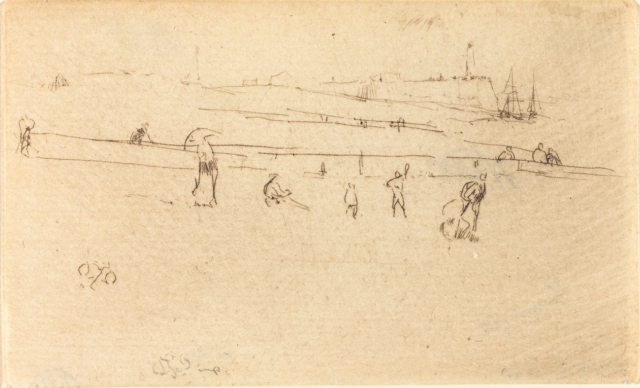 Un boceto en Dieppe de James Abbott McNeill Whistler