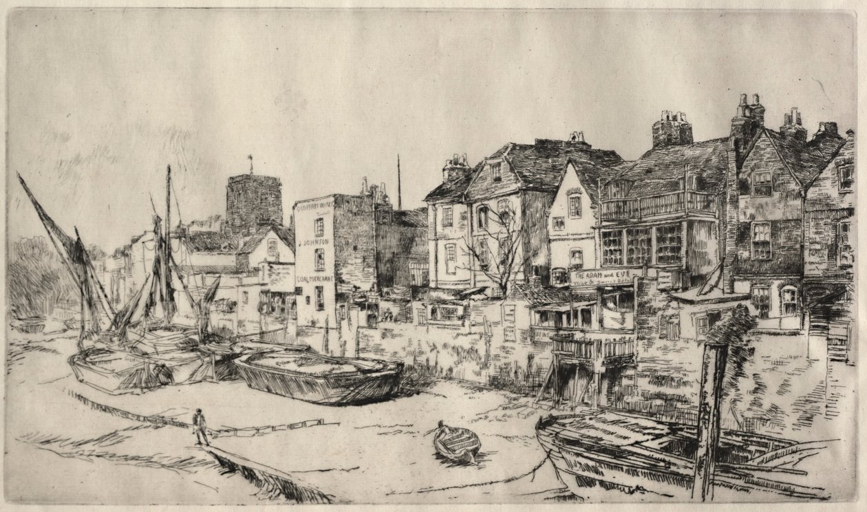 Taberna de Adán y Eva, Old Chelsea de James Abbott McNeill Whistler