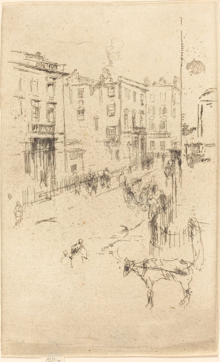 Alderney Street, c. 1880-1881 de James Abbott McNeill Whistler