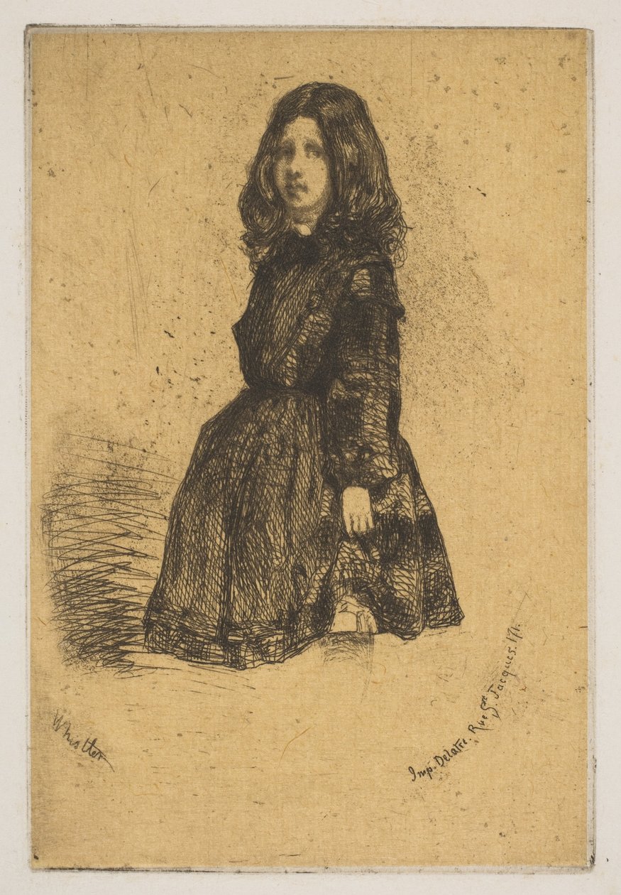 Annie, 1858 de James Abbott McNeill Whistler
