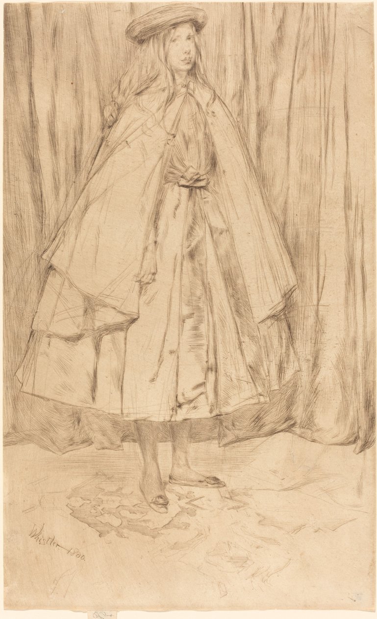 Annie Haden, 1860 de James Abbott McNeill Whistler