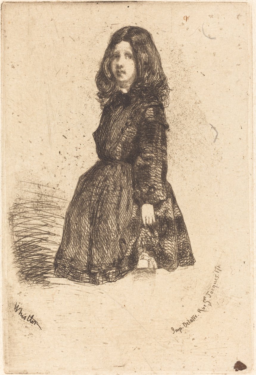 Annie, c. 1857-1858 de James Abbott McNeill Whistler