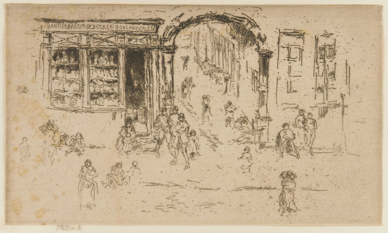 Arco, Bruselas, 1887 de James Abbott McNeill Whistler