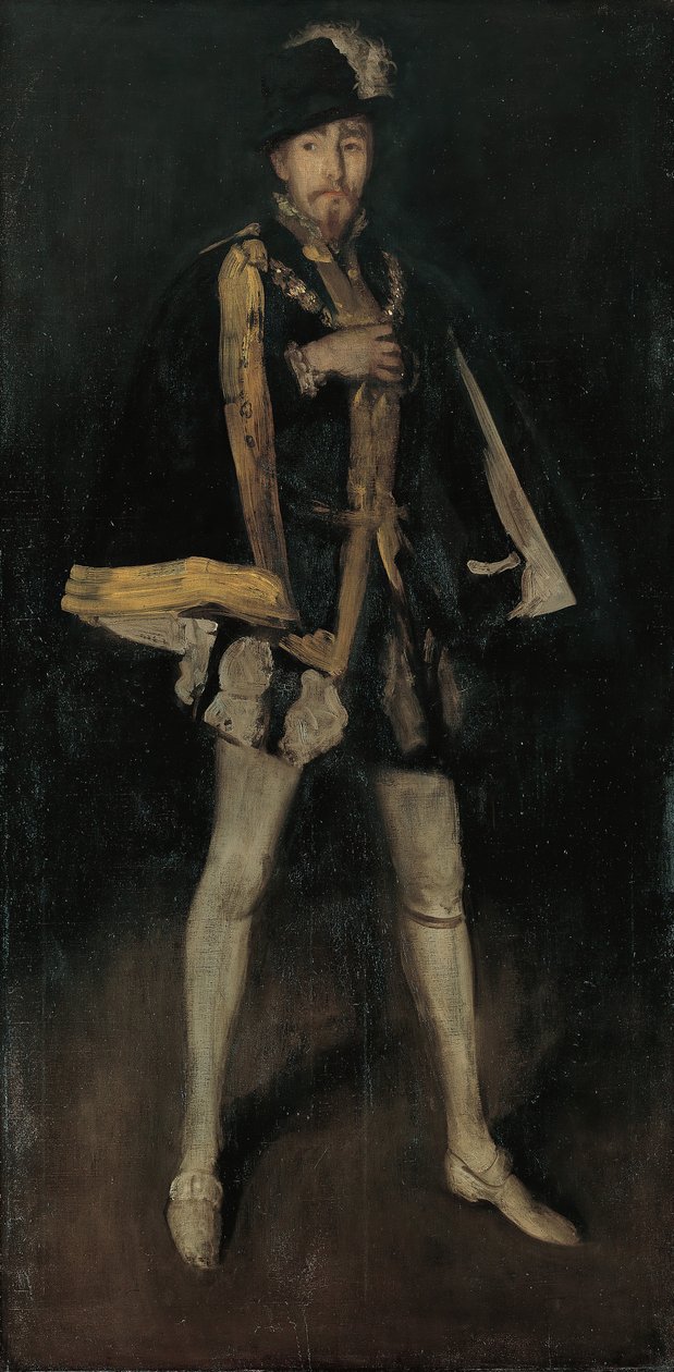 Arreglo en negro, No. 3: Sir Henry Irving como Felipe II de España de James Abbott McNeill Whistler