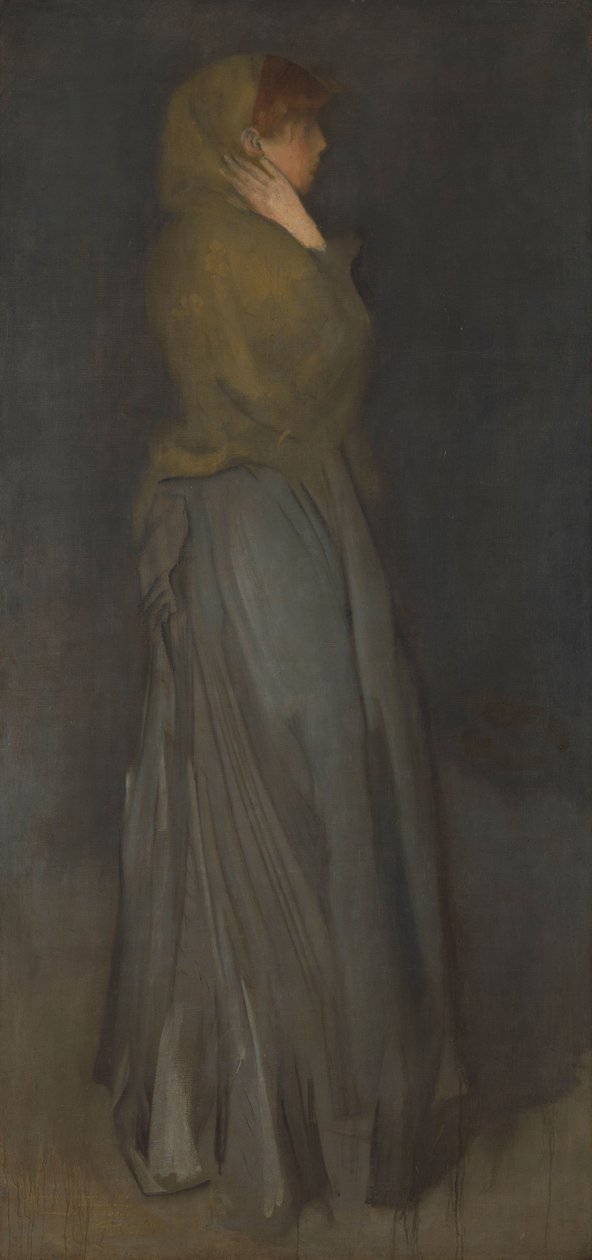 Arreglo en amarillo y gris": Effie Deans de James Abbott McNeill Whistler
