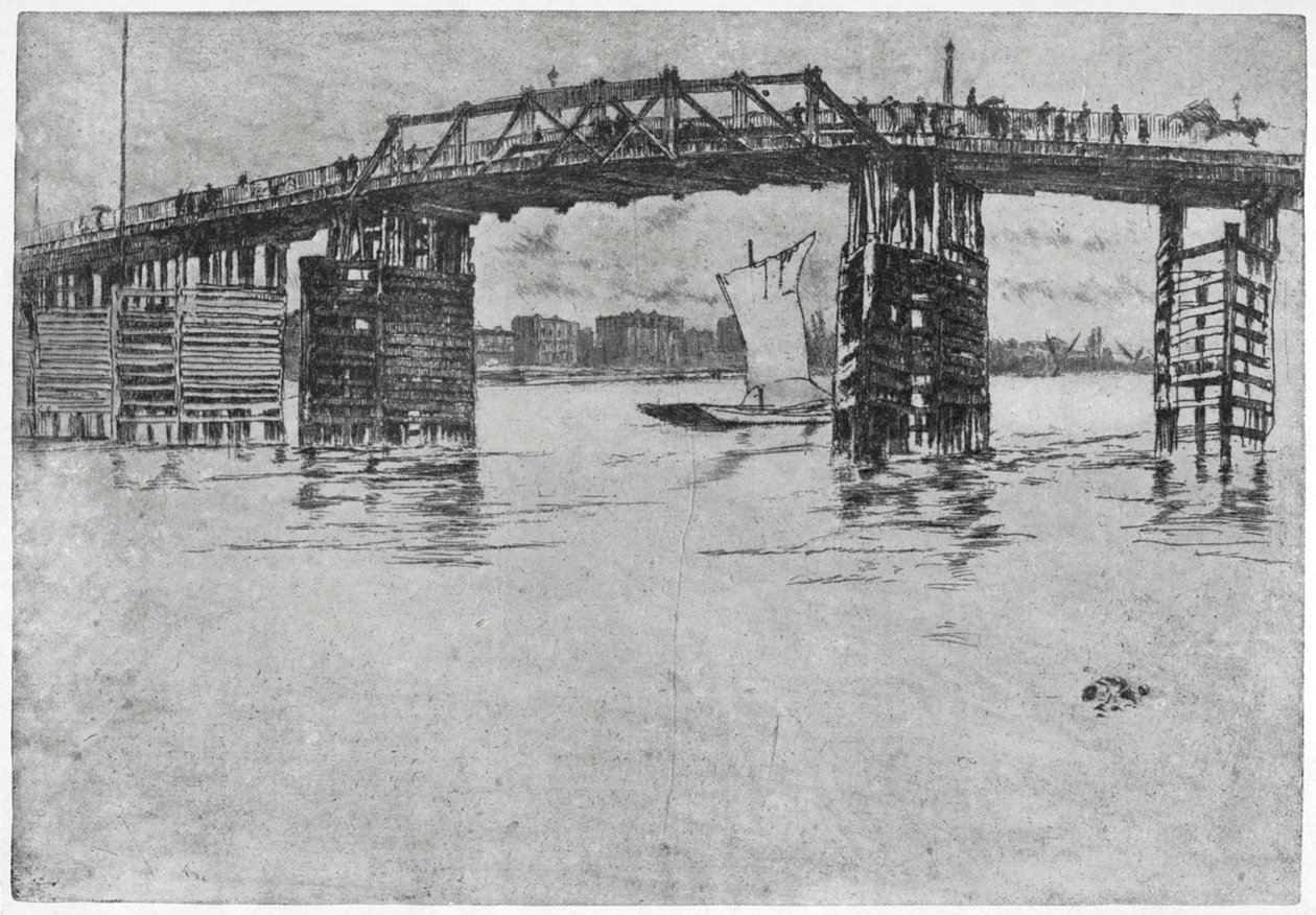 Puente de Battersea, Londres, siglo XIX 1904 de James Abbott McNeill Whistler