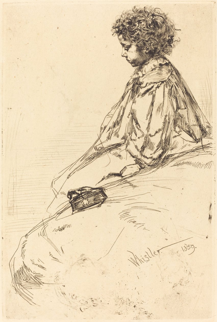 Bibi Lalouette, 1859 de James Abbott McNeill Whistler