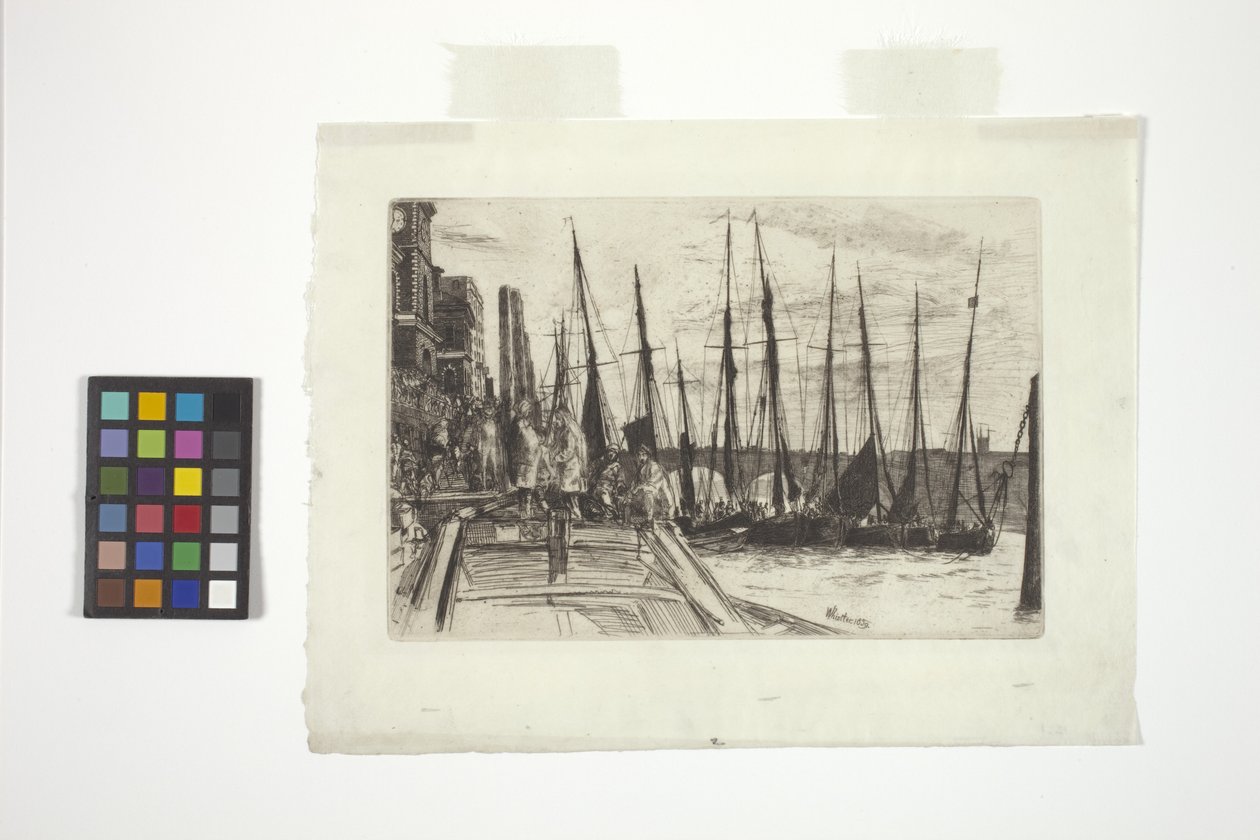 Billingsgate (grabado) de James Abbott McNeill Whistler