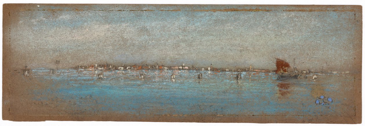 Azul y plata - Las islas, Venecia de James Abbott McNeill Whistler