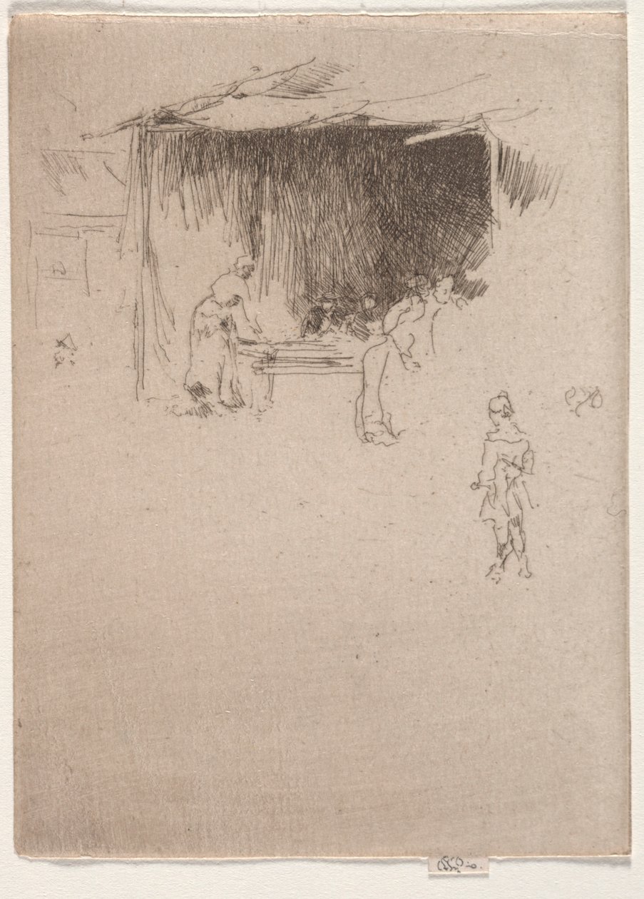 Puesto en una feria de James Abbott McNeill Whistler
