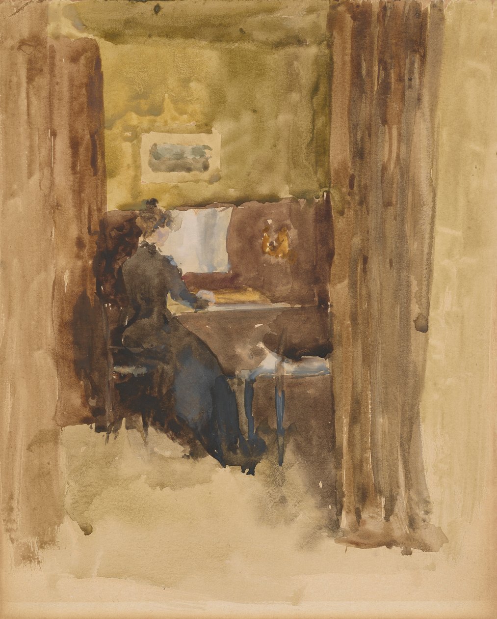 Bravura en marrón, 1883-1884 de James Abbott McNeill Whistler
