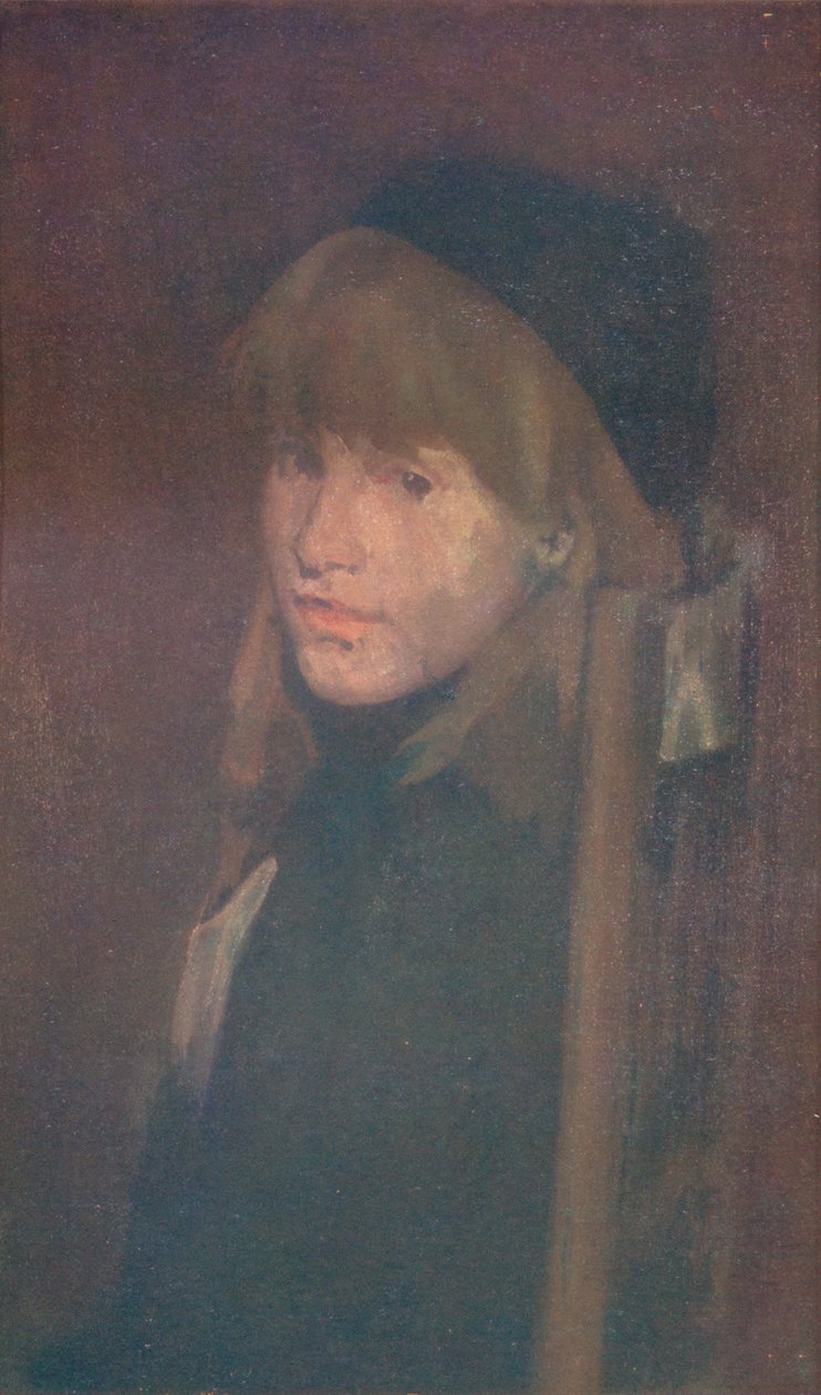 Marrón y oro, Lillie en nuestro callejón de James Abbott McNeill Whistler