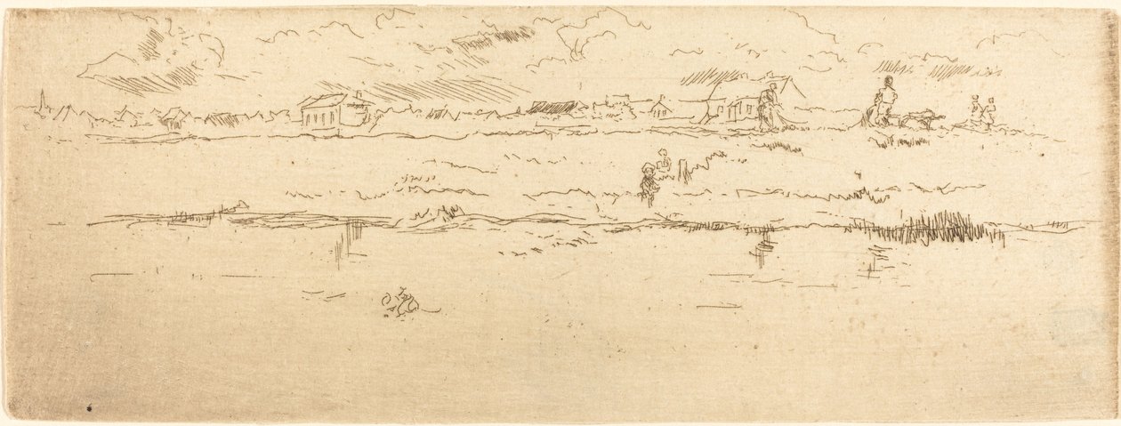 Canal, Ostende, 1887 de James Abbott McNeill Whistler