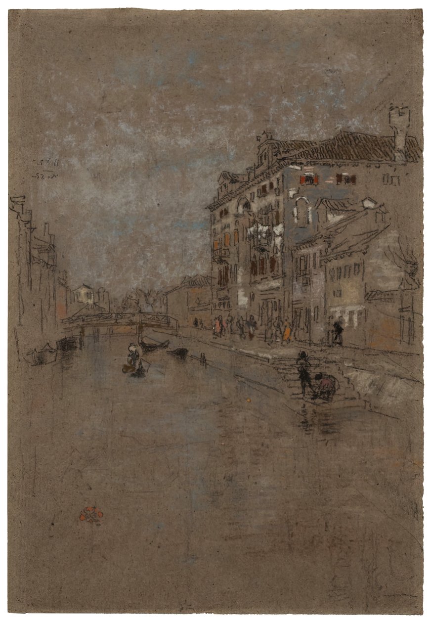 Canal en Venecia Almacén de Tabaco de James Abbott McNeill Whistler