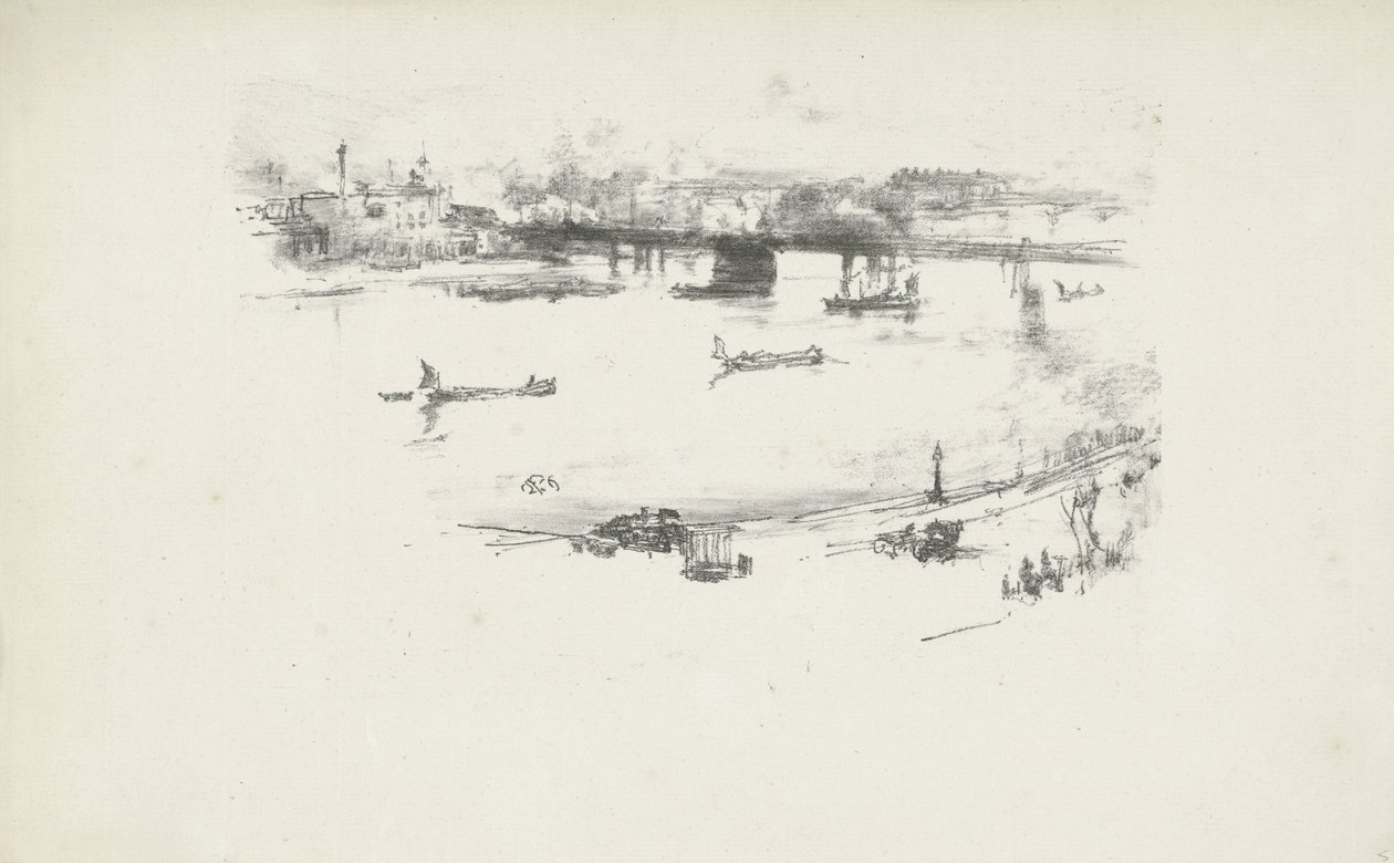 Puente ferroviario de Charing Cross de James Abbott McNeill Whistler