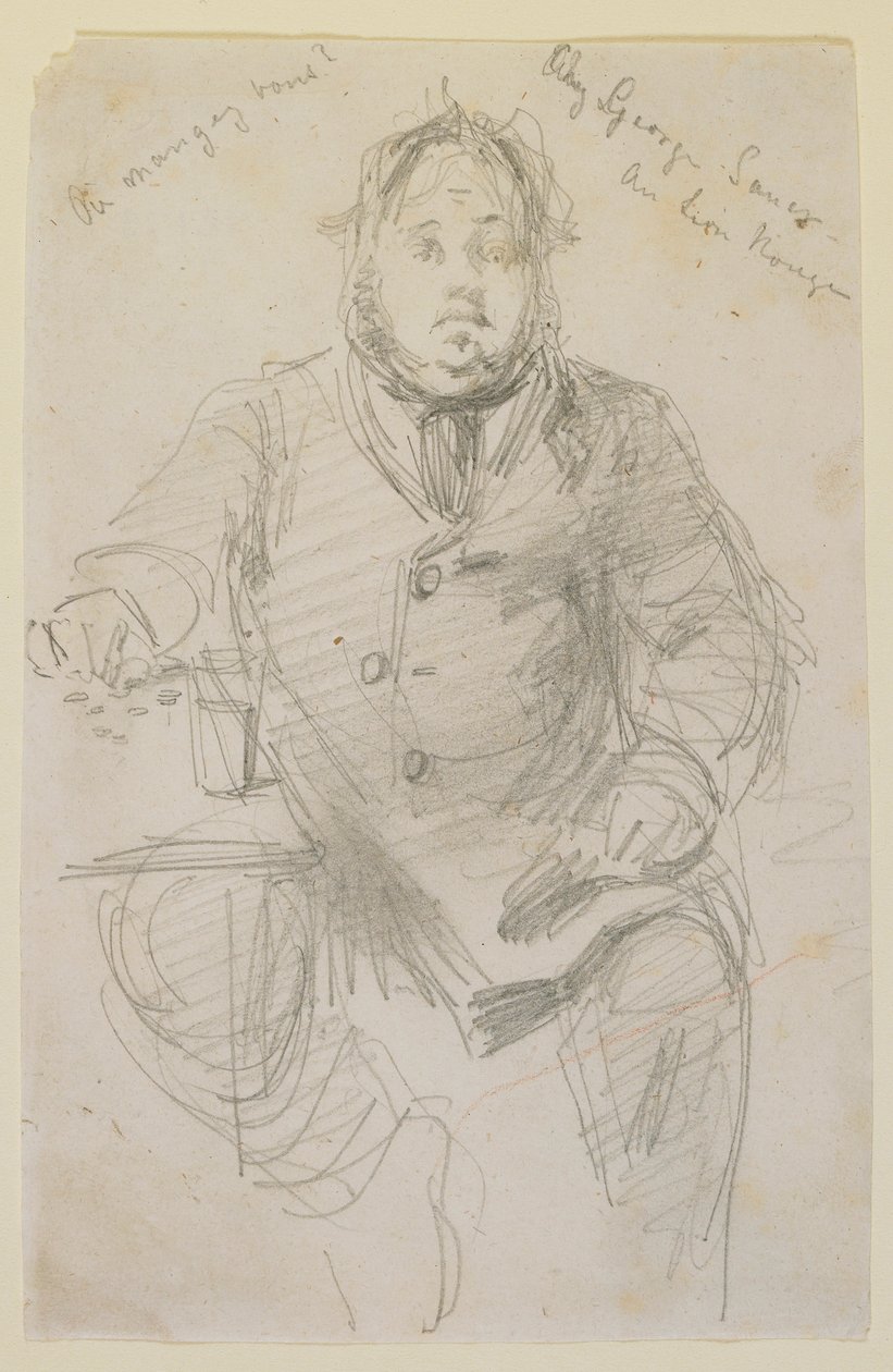 Chez George Sauer a Lion Rouge, 1858 de James Abbott McNeill Whistler