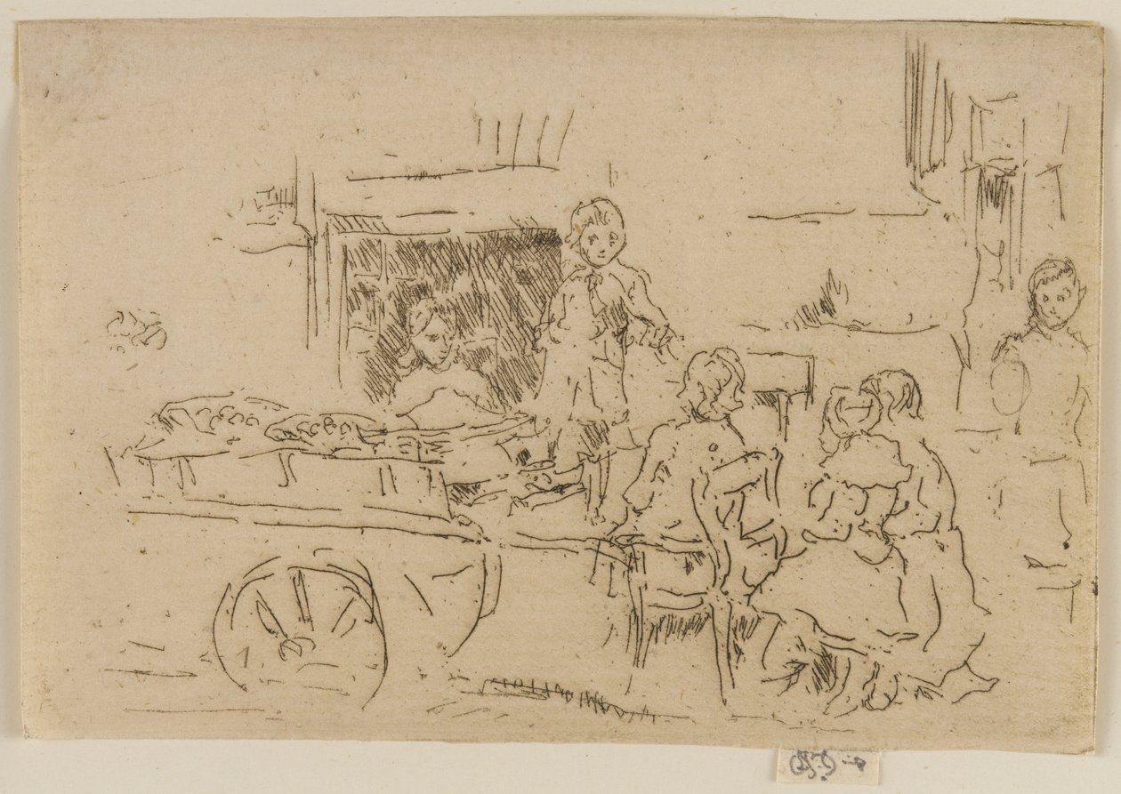 Carretilla de frutas para niños de James Abbott McNeill Whistler