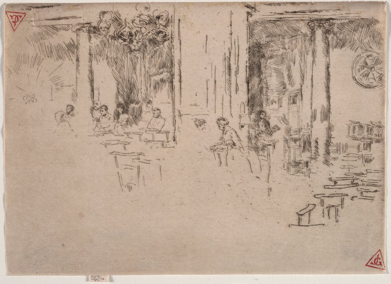 Iglesia, Bruselas de James Abbott McNeill Whistler