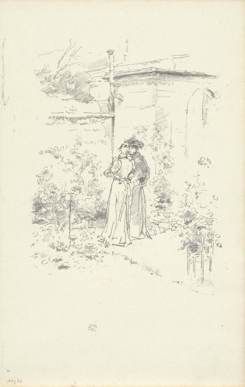 Confidencias en el jardín de James Abbott McNeill Whistler
