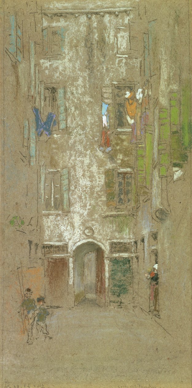 Corte del Paraíso, 1880 de James Abbott McNeill Whistler