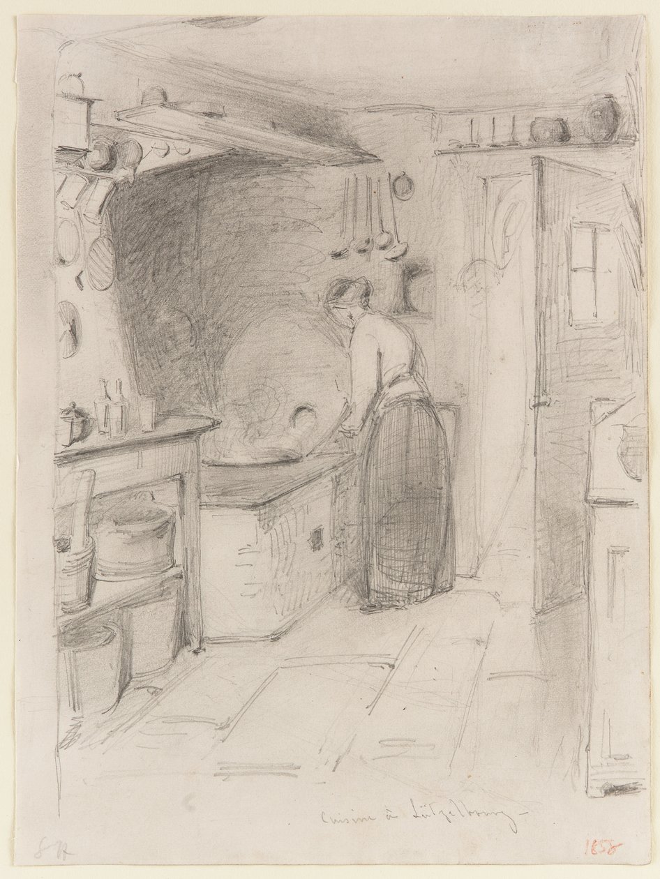 Cocina en Lutzelbourg de James Abbott McNeill Whistler