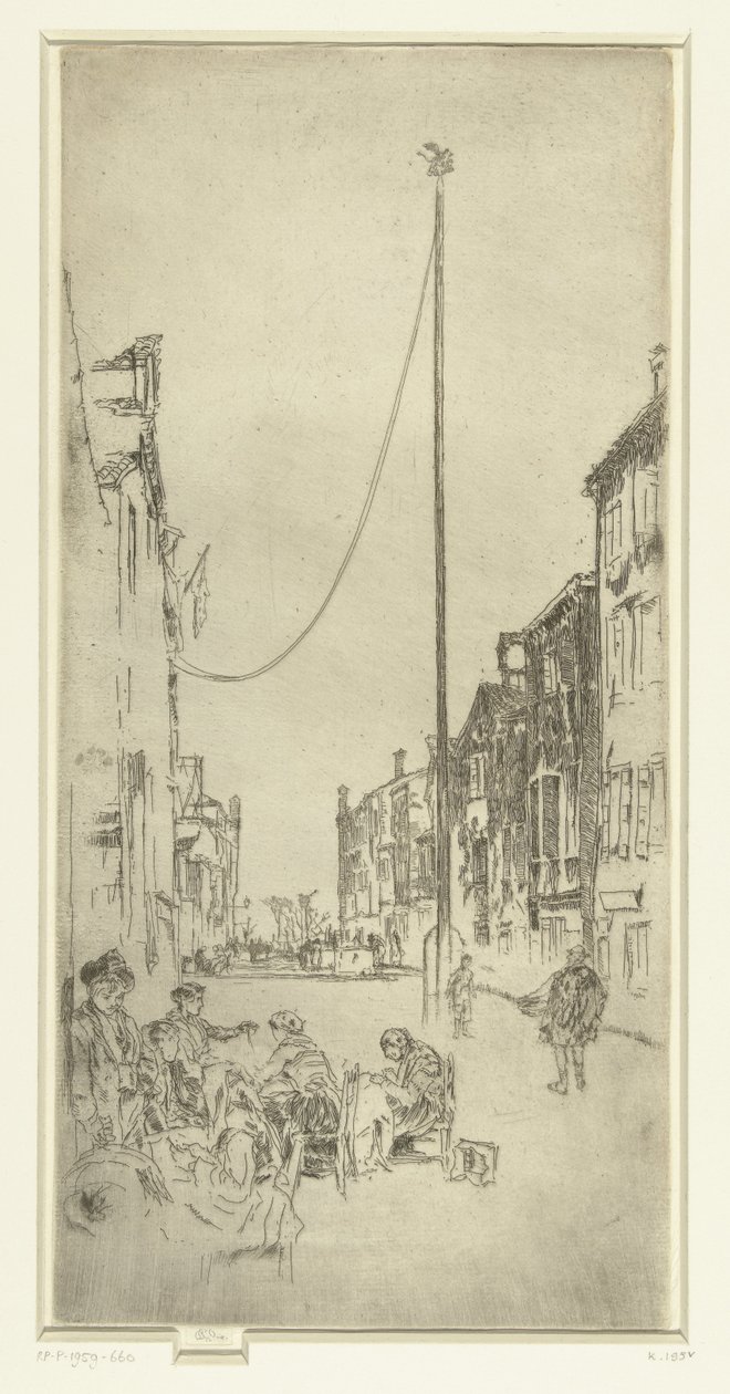 De mástil
El mástil
Venecia: Doce grabados (título de la serie) de James Abbott McNeill Whistler