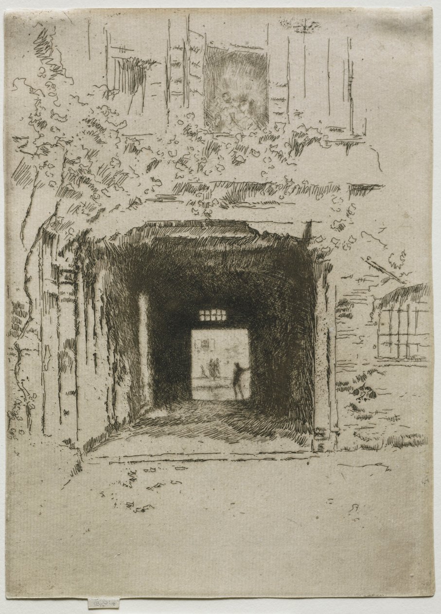 Entrada y vid, 1886 de James Abbott McNeill Whistler