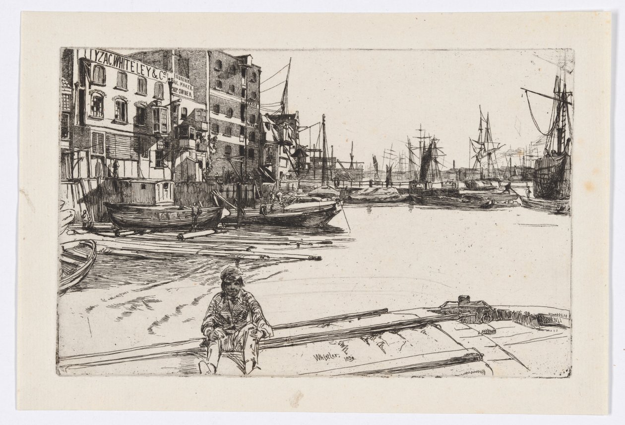 Muelle Eagle (Tyzac Whiteley and Co.) de James Abbott McNeill Whistler