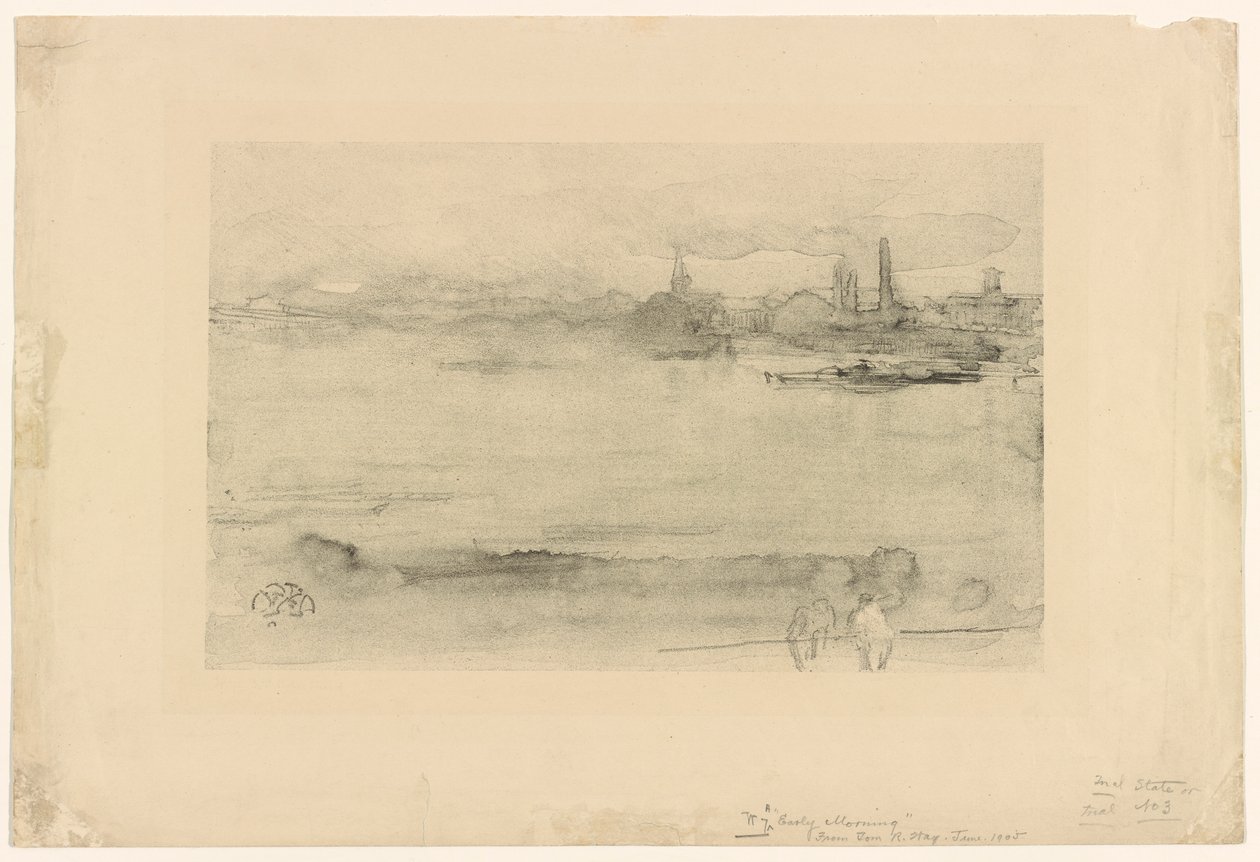 Madrugada, 1878 de James Abbott McNeill Whistler