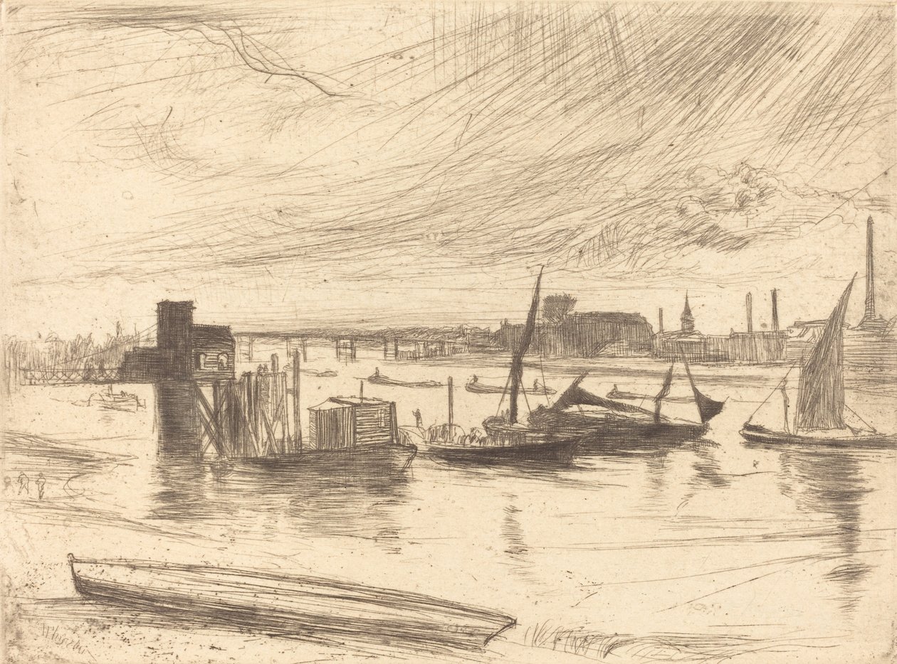Mañana Temprano, Battersea de James Abbott McNeill Whistler