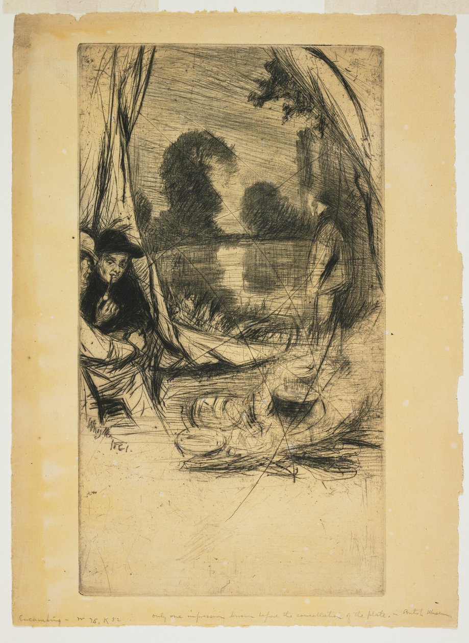 Lager aufschlagen de James Abbott McNeill Whistler
