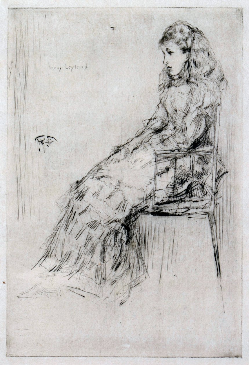 Fanny Leyland de James Abbott McNeill Whistler