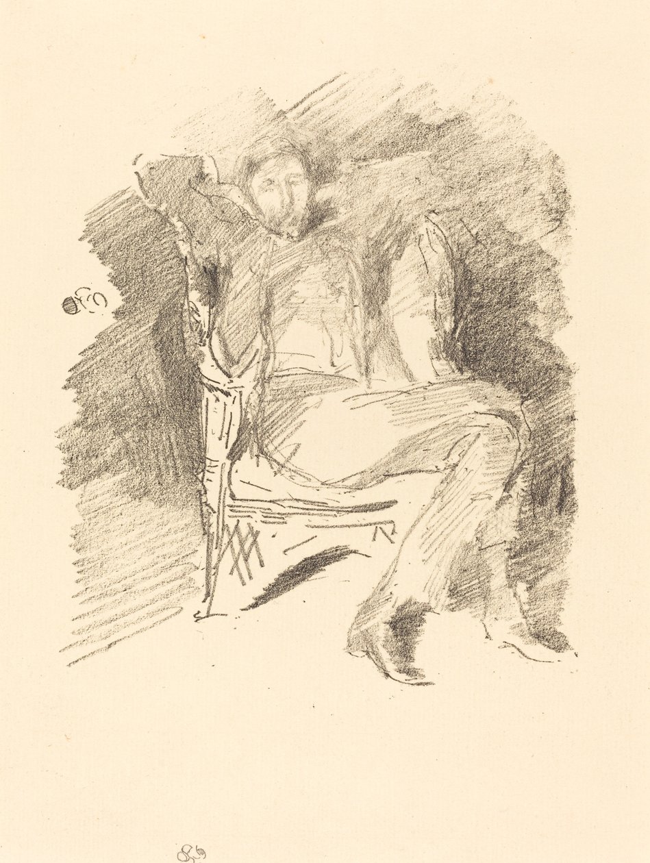 Luz de fuego: Joseph Pennell, No. 1, 1896 de James Abbott McNeill Whistler