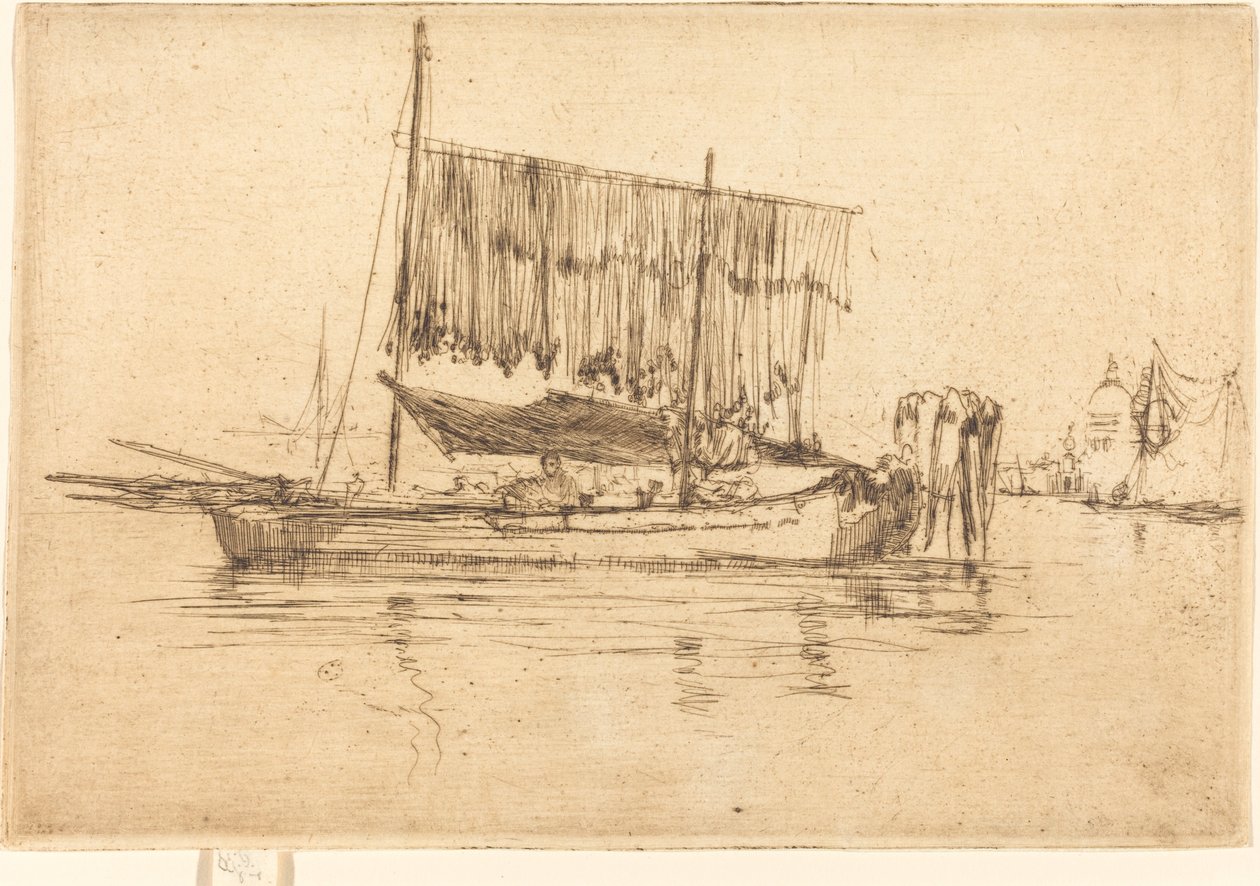 Barco de pesca, 1880 de James Abbott McNeill Whistler