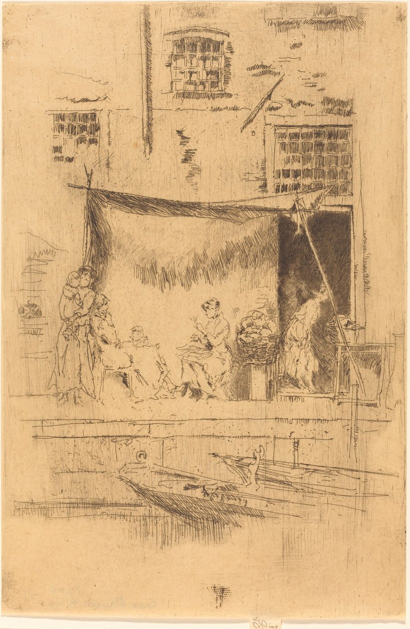 Puesto de Frutas, 1880 de James Abbott McNeill Whistler