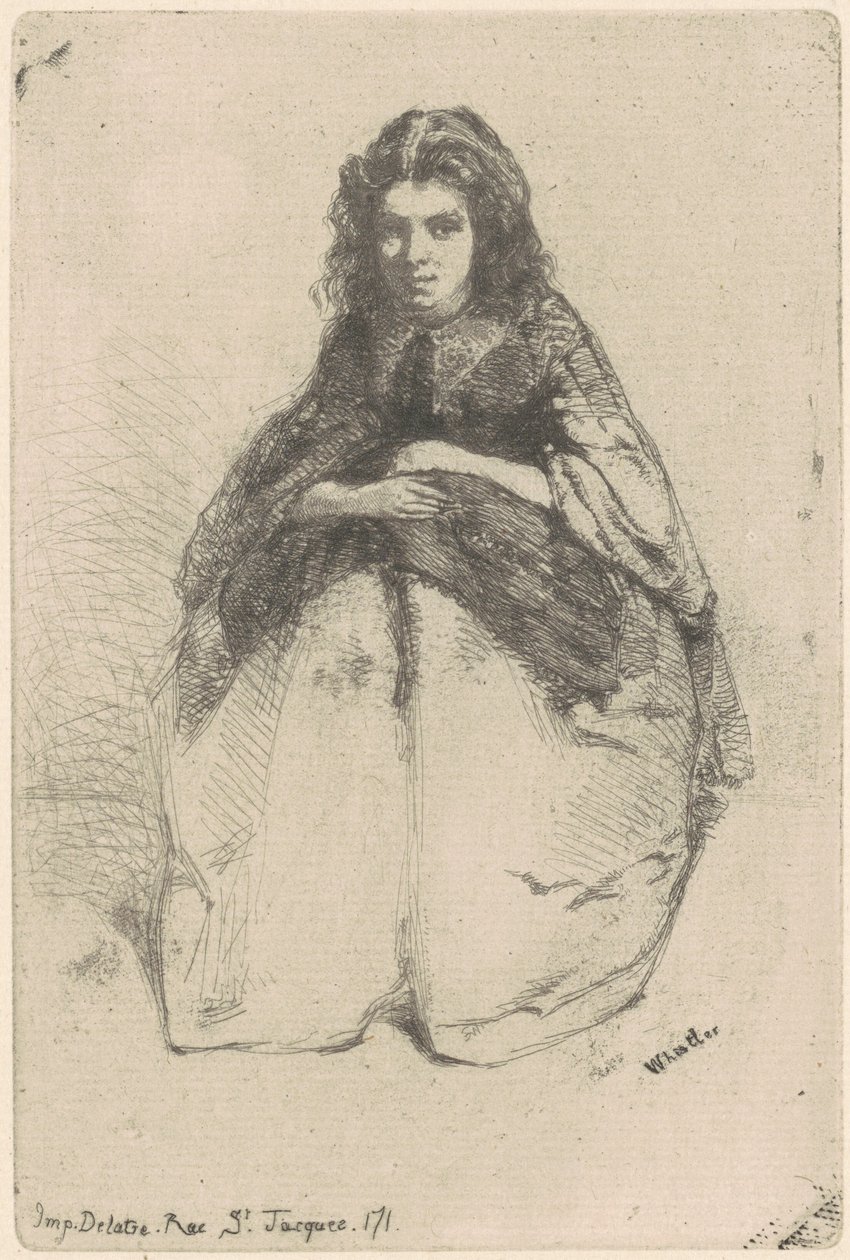 Fumette, 1858 de James Abbott McNeill Whistler