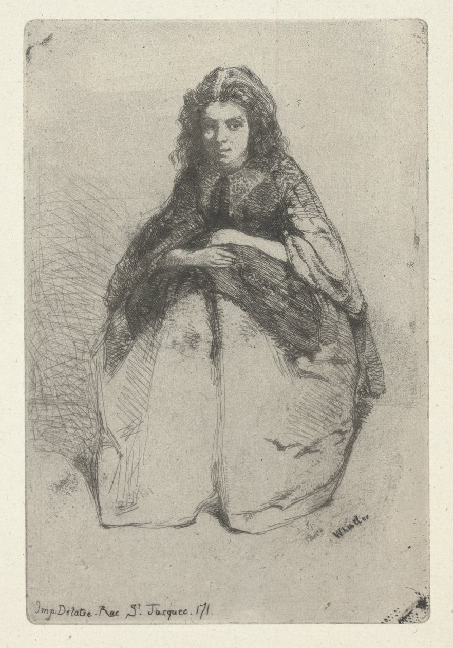 Fumette, c.1857 de James Abbott McNeill Whistler