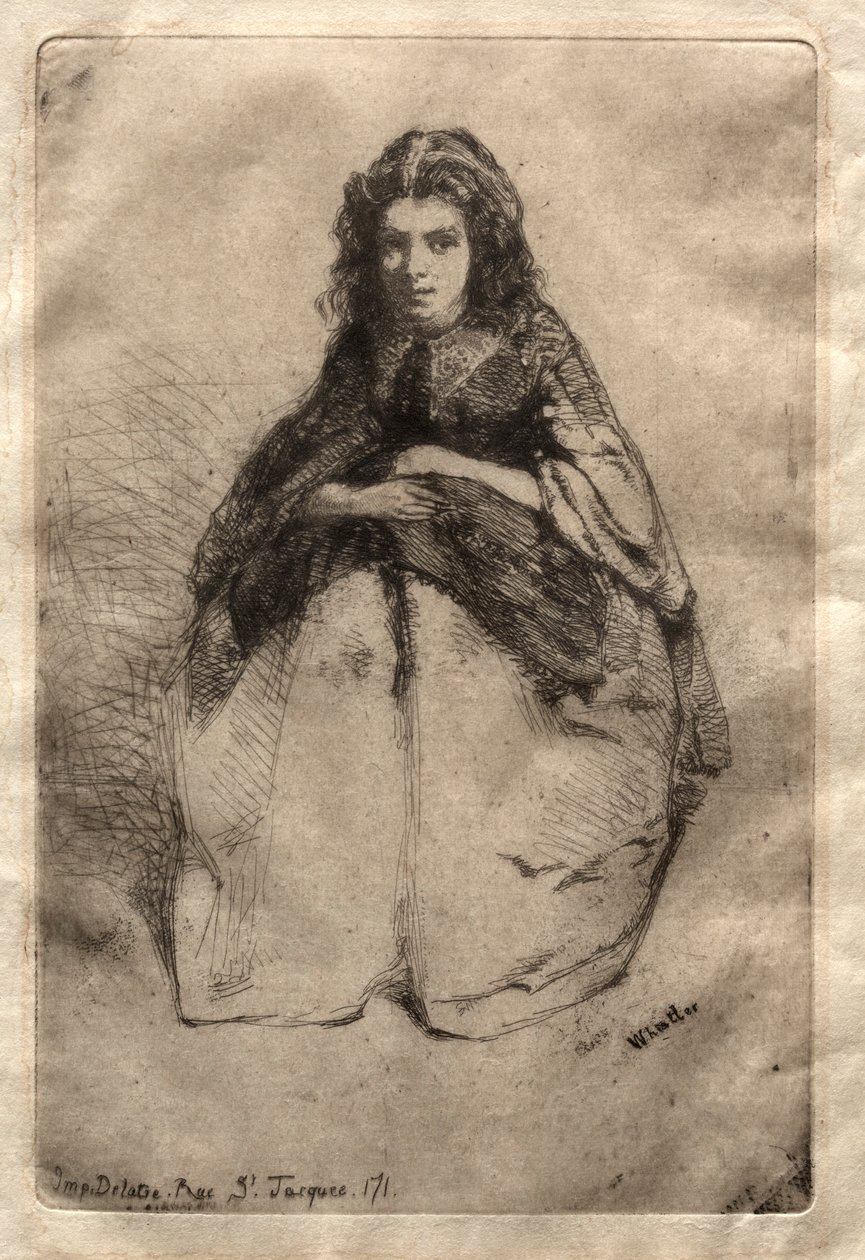 Fummette, 1858 de James Abbott McNeill Whistler